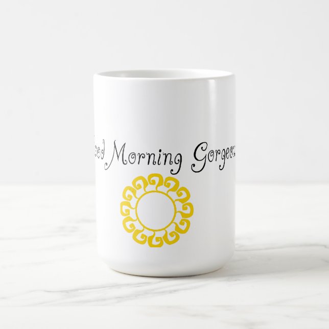 Caneca De Café Bom dia lindo (Centro)