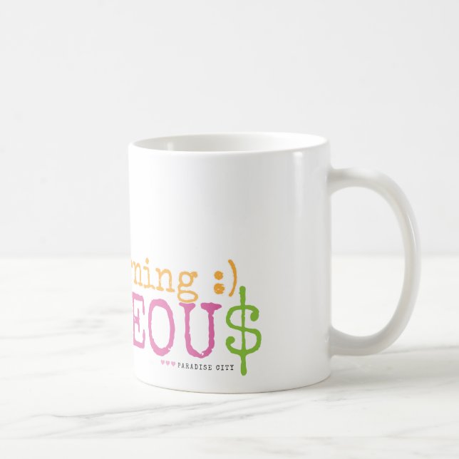 Caneca De Café Bom dia lindo (Direita)