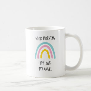 Caneca De Café Bom dia meu amor, meu anjo, presente para ela
