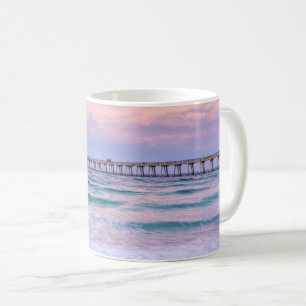 Caneca De Café Bom dia Navarre Beach Pier