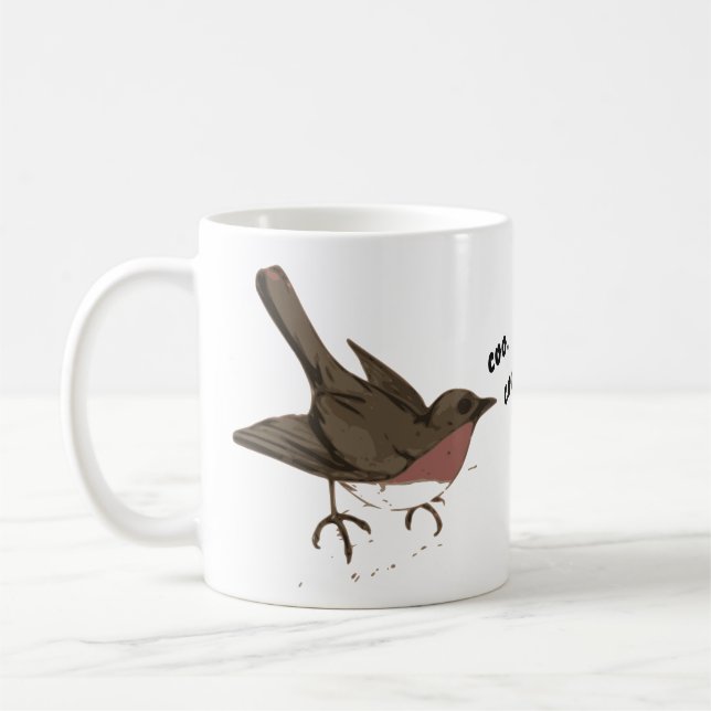 Caneca De Café Bom dia, Pássaro Cuckoo! (Esquerda)