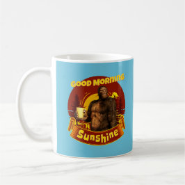 Caneca De Café Bom Dia Sol Bigfoot Café Humor Arte