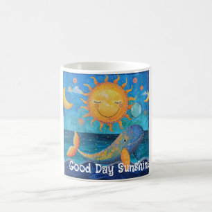 Caneca De Café Bom dia Sunsher Café Mug