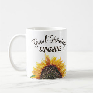 Caneca De Café Bom Dia Sunshine Belíssimo Girassol