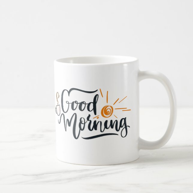 Caneca De Café Bom dia Sunshine: Clássico (Direita)