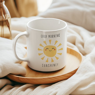 Caneca De Café Bom dia Sunshine Kawaii