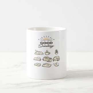 Caneca De Café BOM DOMINGO | Design Aconchegante de Viver Devagar