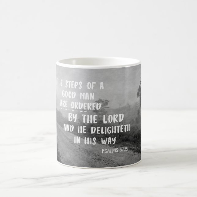 Caneca De Café Bom Homem Salmões Bíblia Verso (Centro)