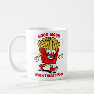 Caneca De Café Bom humor quando há Comida