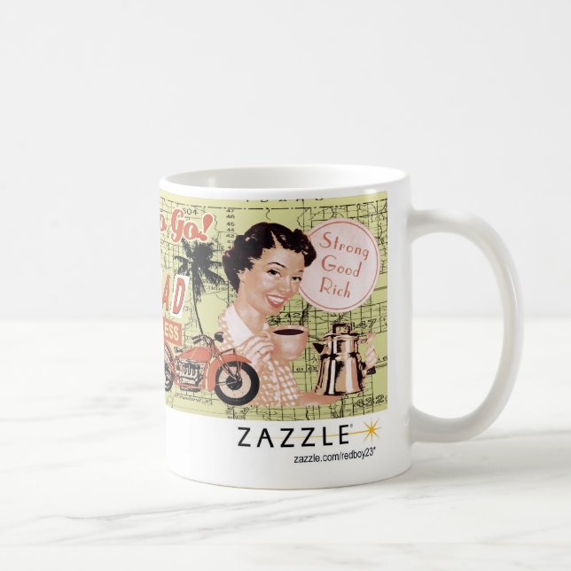 Caneca De Café Bom ir café! (Direita)