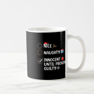 Caneca De Café Bom Malvado Inocente Até Prova em Contrário Natal