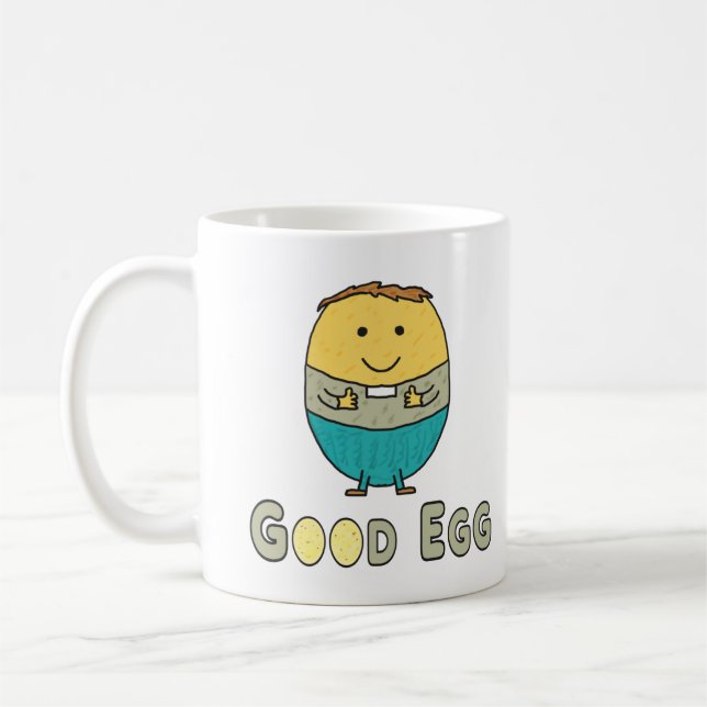 Caneca De Café Bom Ovo (Esquerda)