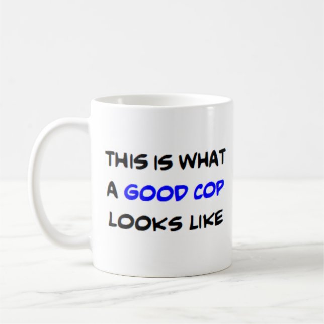 Caneca De Café bom policial (Esquerda)