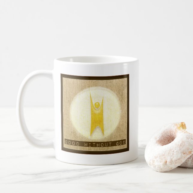 Caneca De Café Bom sem Deus (Com Donut)