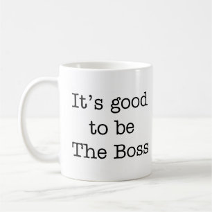 Caneca De Café bom ser o chefe