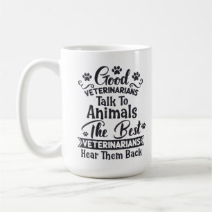 Caneca De Café Bom Veterinário Engraçado Fala com Animais