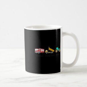 Caneca De Café Bomba de caminhão de bombeiros Trator Sutil Anti T