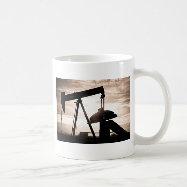 Caneca De Café Bomba de poço de petróleo (Direita)