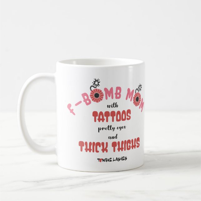 Caneca De Café Bomba F Mãe (Esquerda)