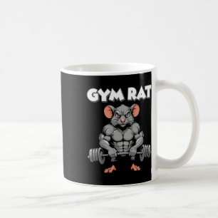 Caneca De Café Bomba Muscular de Construção de Malhação de Rato d