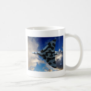 Caneca De Café Bombardeiro de Vulcan em vôo