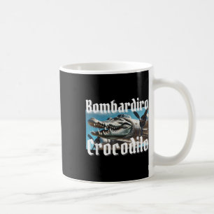 Caneca De Café Bombardiro Bombardino Crocodilo Funny Italiano Bra