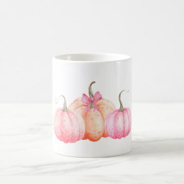 Caneca De Café Bombas De Arco De Aquarela Rosa Para Queda
