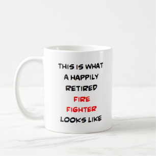 Caneca De Café bombeiro aposentado