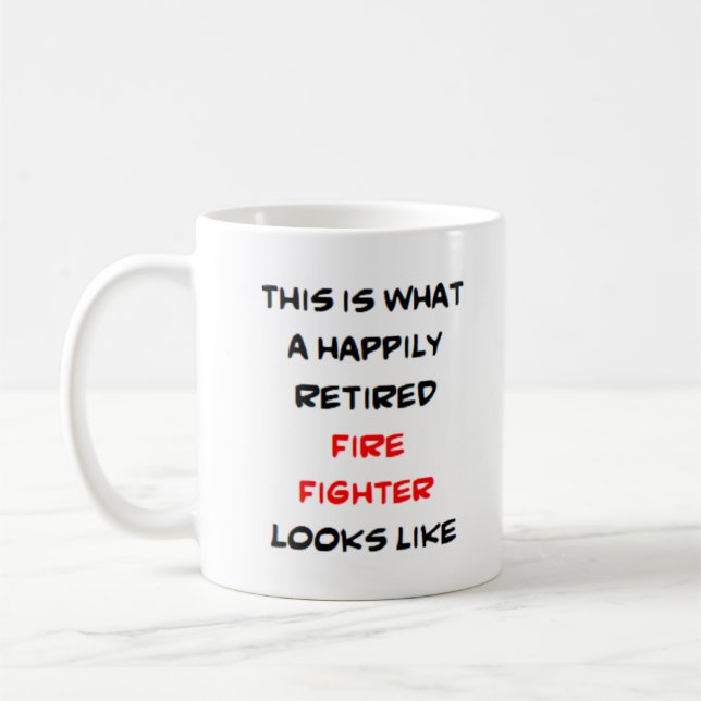 Caneca De Café bombeiro aposentado (Esquerda)