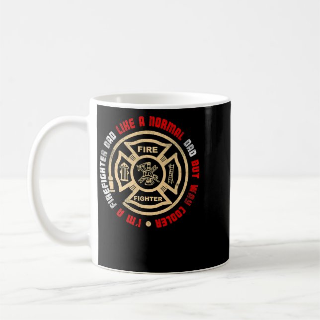 Caneca De Café Bombeiro Bombeiro Mens Bombeiro dos EUA Bombeiro D (Esquerda)
