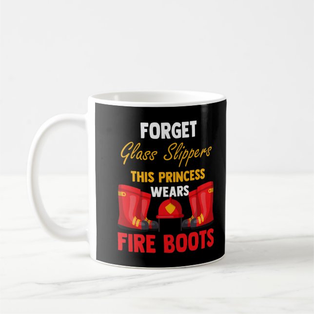 Caneca De Café Bombeiro Heroínas Mulheres Bombeiros Mulheres Boo  (Esquerda)