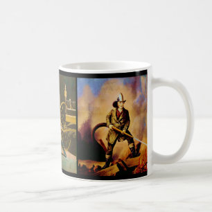 Caneca De Café Bombeiros americanos vitorianos