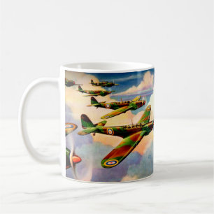 Caneca De Café Bombista médio britânico Fairey Junior, de 1939