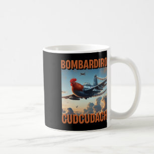 Caneca De Café Bomrdiro Cudcudach Italiano Plano de Rot do Cérebr