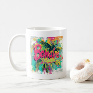 Caneca De Café Bonaire Grafite Art Vibes