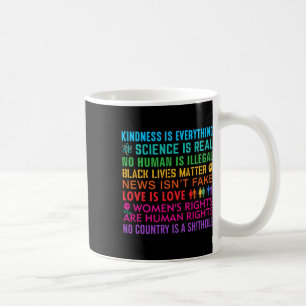 Caneca De Café Bondade A Vida Negra As Mulheres Direitos Adoram A