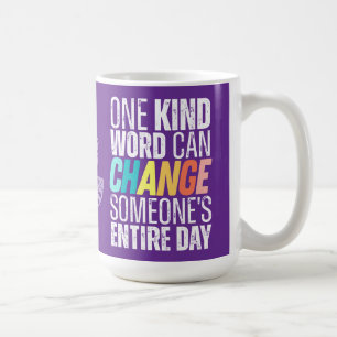 Caneca De Café Bondade Citação Moderna Tendência Inspirativa