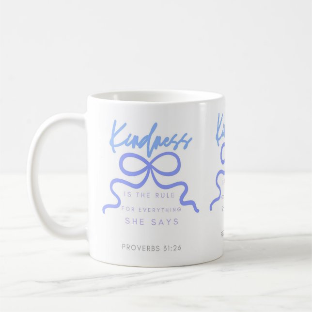 Caneca De Café Bondade é a regra, cristão, Bíblia (Esquerda)