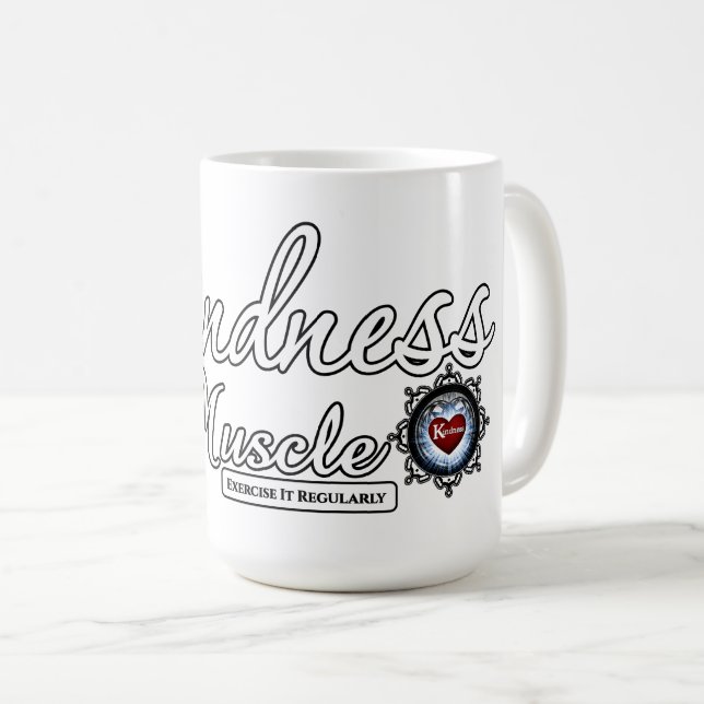 Caneca De Café Bondade É Um Músculo (Frente Esquerda)