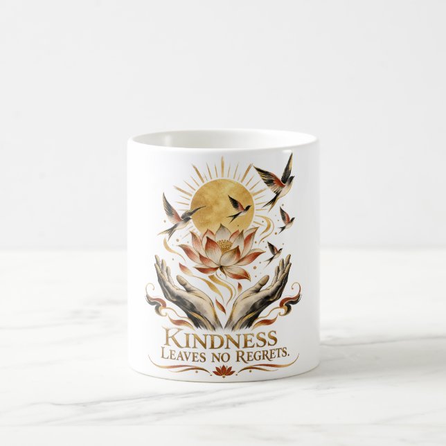 Caneca De Café Bondade Não Deixa Arrependimentos Dhammapada (Centro)