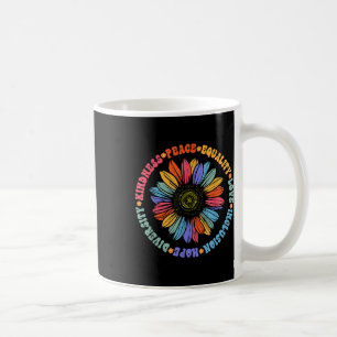 Caneca De Café Bondade Paz Igualdade Amor Esperança Diversidade H