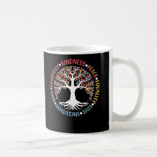 Caneca De Café Bondade Paz Igualdade Amor Inclusão Diversidade