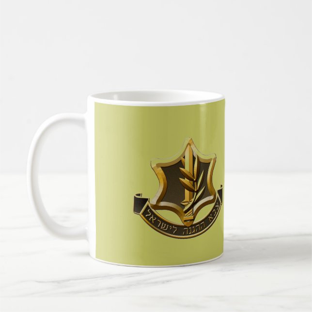 Caneca De Café Boné das forças de defesa de Israel (Esquerda)
