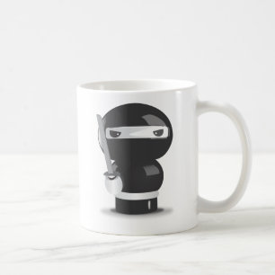 Caneca De Café Boneca de Ninja