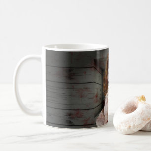 Caneca De Café Boneca de porcelana assombrada vintage SlipperyJoe