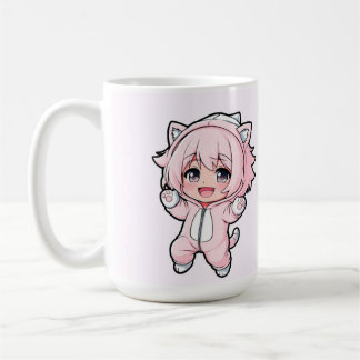 Caneca De Café Boneca Fofa “Em Criação” Design – Futuro Sonho Gi