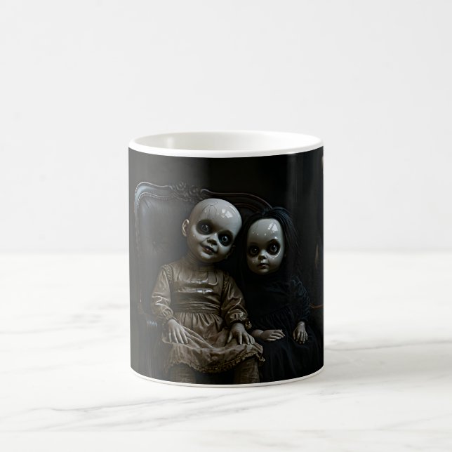 Caneca De Café Bonecas Assustadoras Assombradas (Centro)