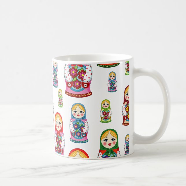 Caneca De Café bonecas russas (Direita)