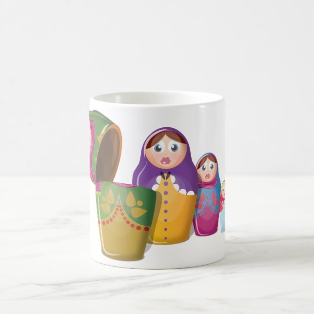 Caneca De Café Bonecas Russas Aninhadas (Centro)