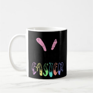 Caneca De Café Boneco da Páscoa branca Orelha Páscoa de Hoppy